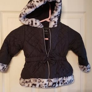 2T Girls Pistachio Jacket with Hood